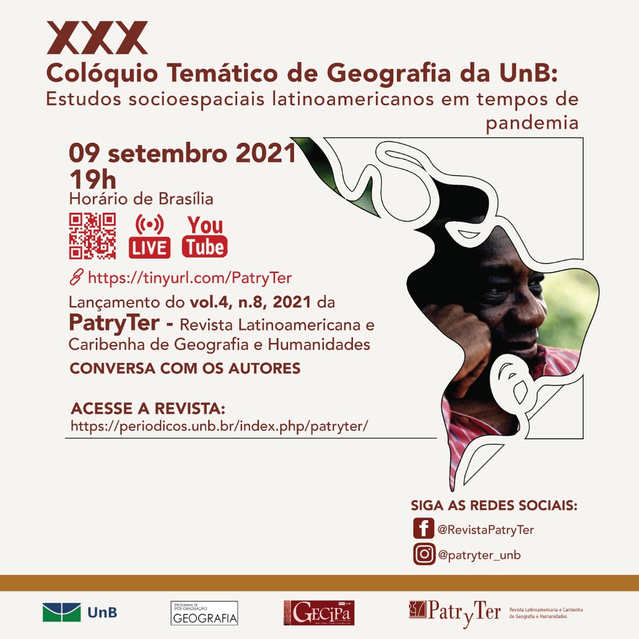 banner XXX Coloquio Tematico UnB