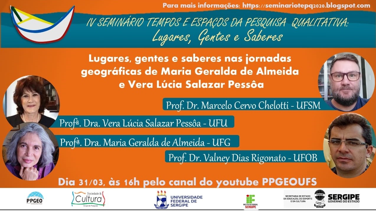 cartaz Seminario Tempos e Espaços 2021