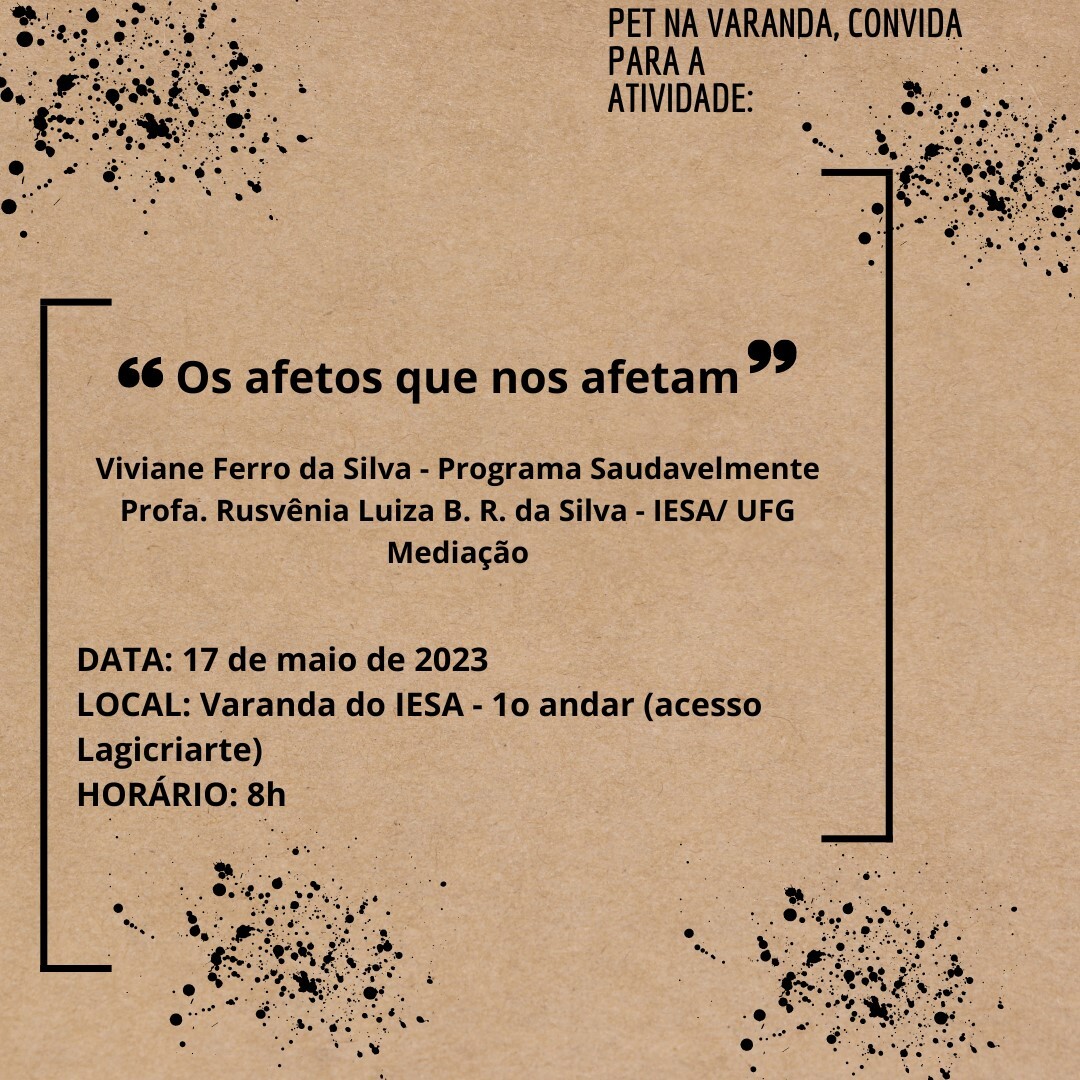 Os afetos que nos afetam