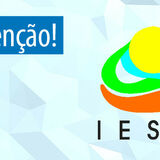 escrita Atenção seguido do logotipo do IESA