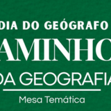 Logo Dia do Geógrafo - Caminhos da Geografia UFG