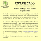 Acesso dos ingressantes ao SIGAA