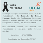 Nota de pesar - Conrado
