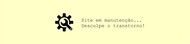 Site em manutenção