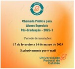 Alunos Especiais 2025-1