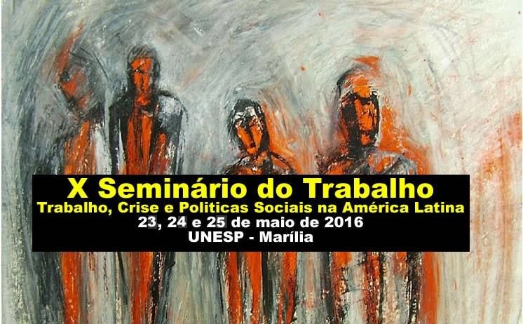  Seminário do Trabalho 2016