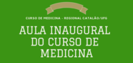 Aula Inaugural do Curso de Medicina