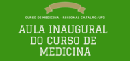 Aula Inaugural do Curso de Medicina 