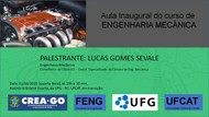 Aula Inaugural do curso de Engenharia Mecânica