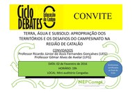 Ciclo de Debates Educação no Campo - Janeiro 2016