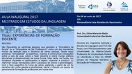 Convite Aula Inaugural 2017