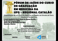 Cartaz - Fórum de Medicina