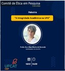 CEP/UFCAT promove palestra "Integridade Acadêmica na UFG"