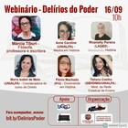 Laged convida para live Delírios do poder com Márcia Tiburi Laged convida para live Delírios do poder com Márcia Tiburi