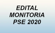 Edital 01/2020 de Monitoria para o PSE
