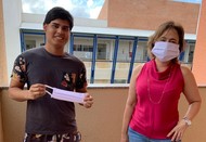 UFCAT entrega máscaras para uso social a estudantes