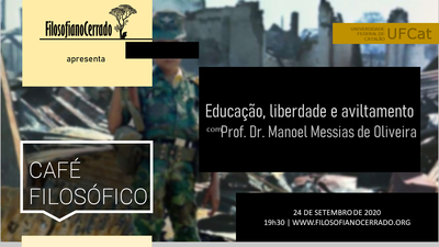 Café Filosófico aborda Educação, liberdade e aviltamento Café Filosófico aborda Educação, liberdade e aviltamento
