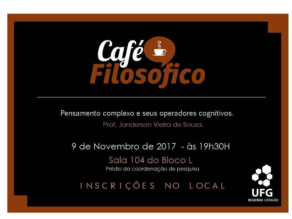 CAFÉ FILOSÓFICO NOVEMBRO
