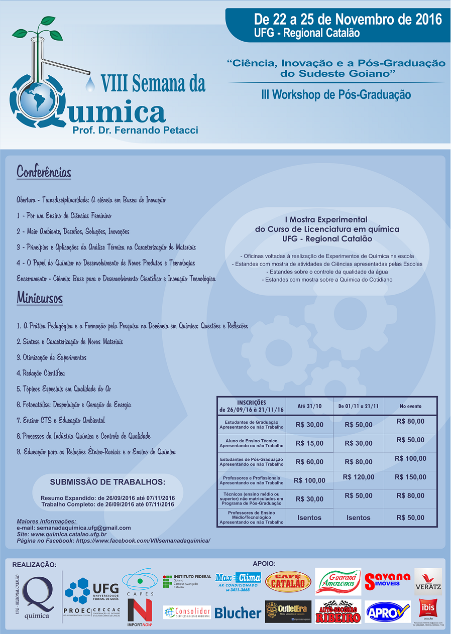VIII Semana da Química