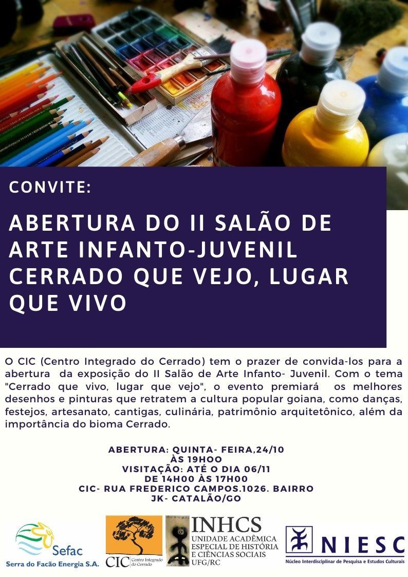  CIC convida para abertura da exposição do II Salão de Arte Infanto-Juvenil