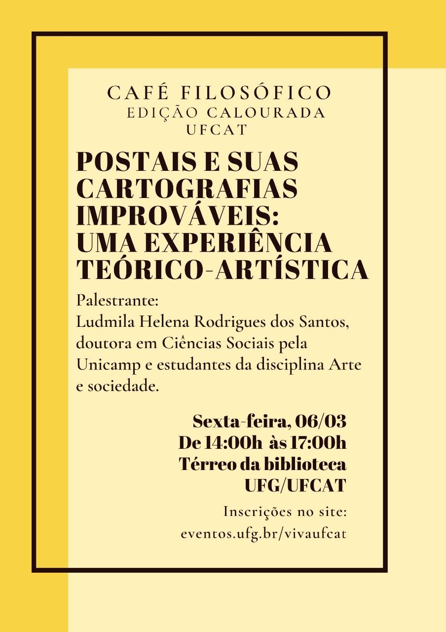 Café Filosófico na Calourada 2020