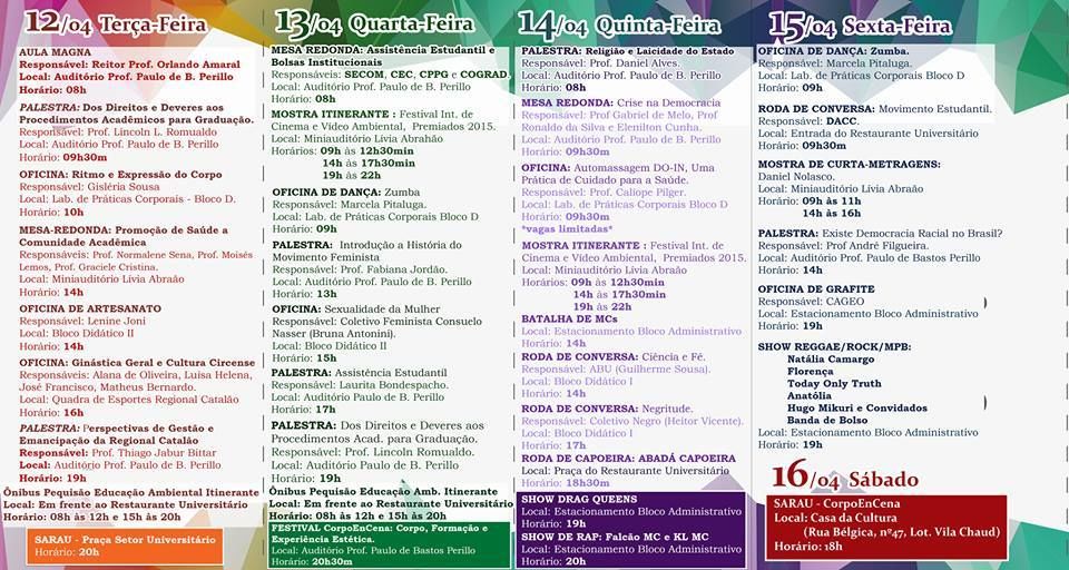 Calourada Cultural da Regional Catalão 2016 