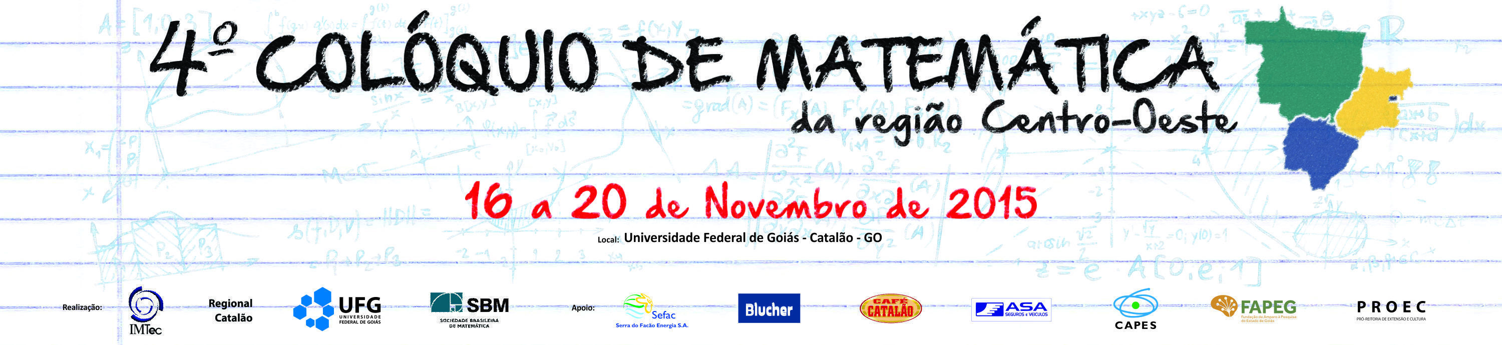 4º Colóquio de Matemática da Região Centro-Oeste