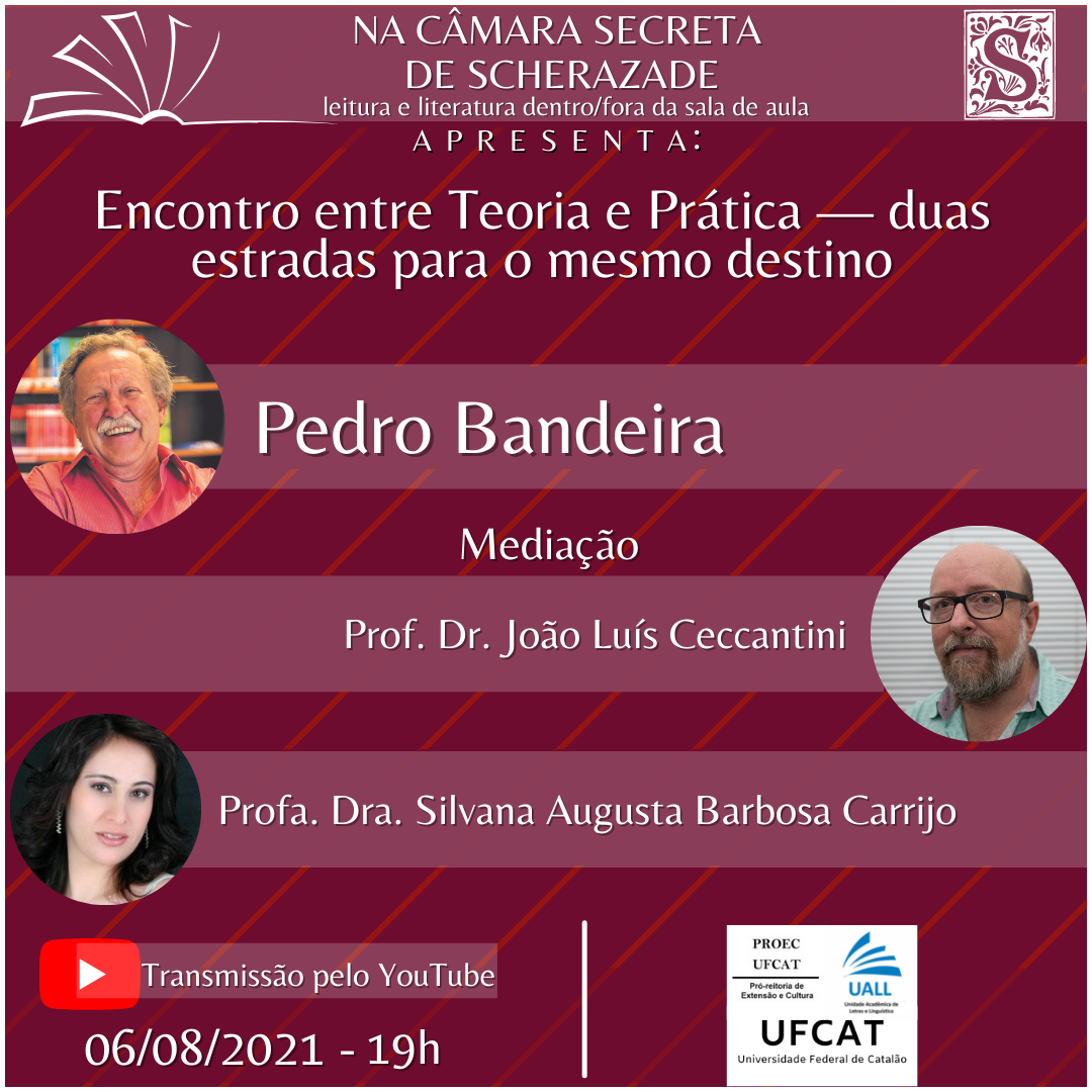Conferência do projeto Na câmara secreta de Scherazade leitura e literatura dentrofora da sala de aula