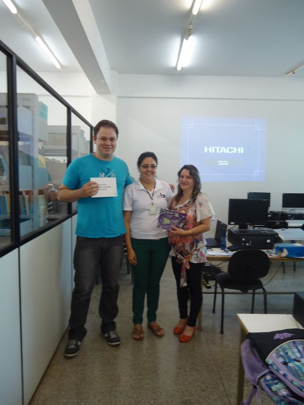 Entrega dos itens sorteados