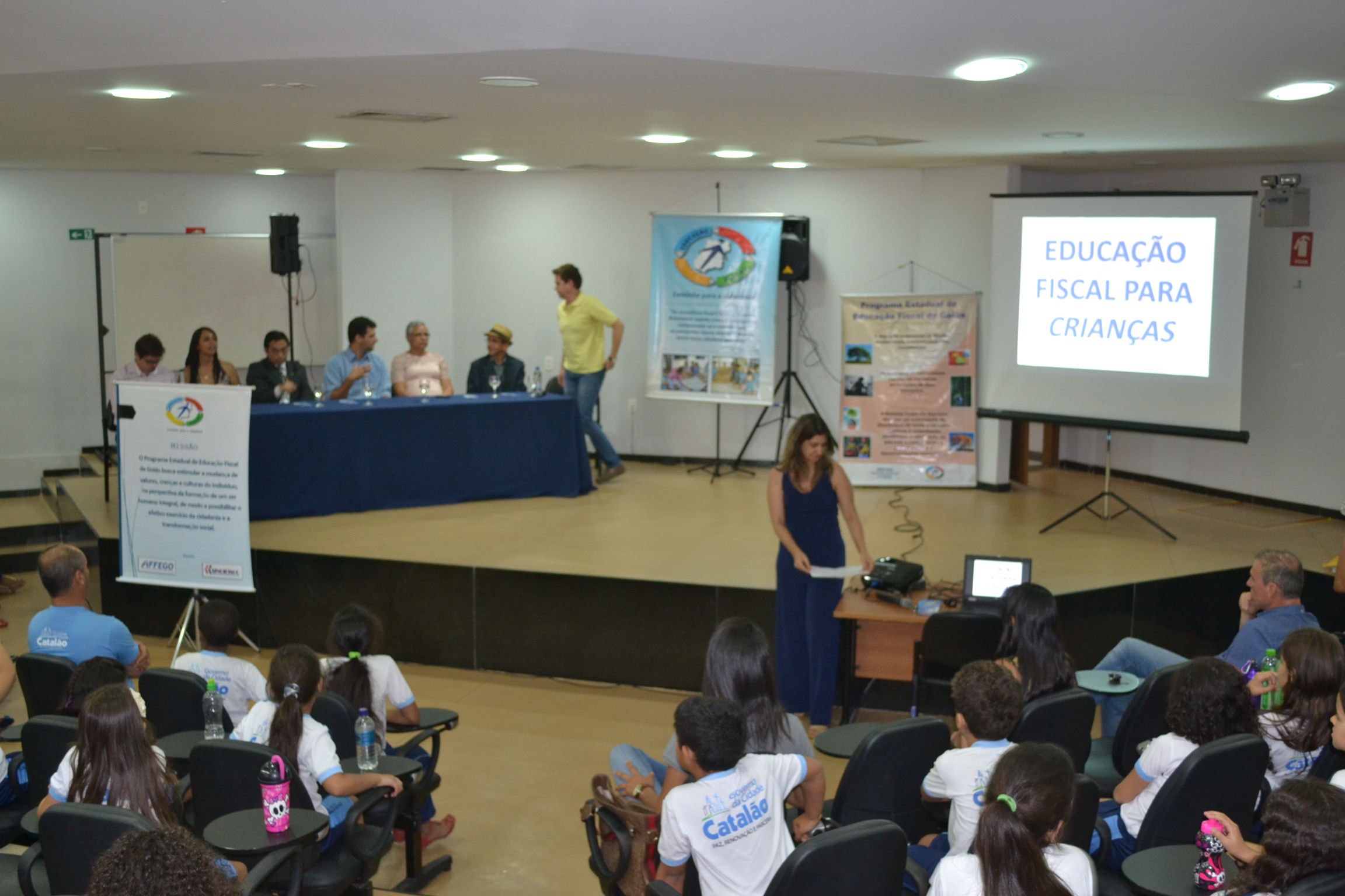 Abertura do projeto de extensão "Educação Fiscal para Crianças"