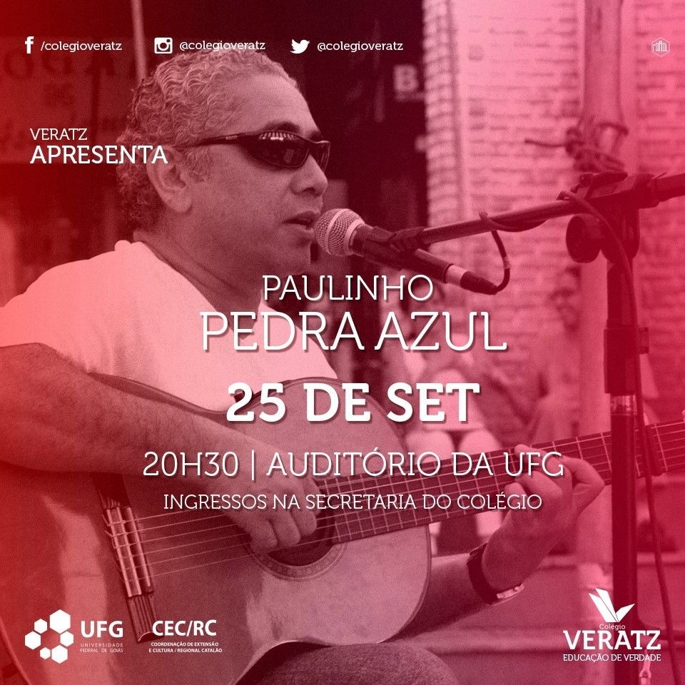  Divulgação - Show com Paulinho Pedra Azul