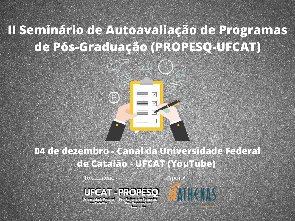 II Seminário de Autoavaliação de Programas de Pós-Graduação 