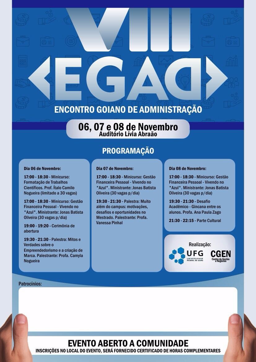 VIII Encontro Goiano de Administração