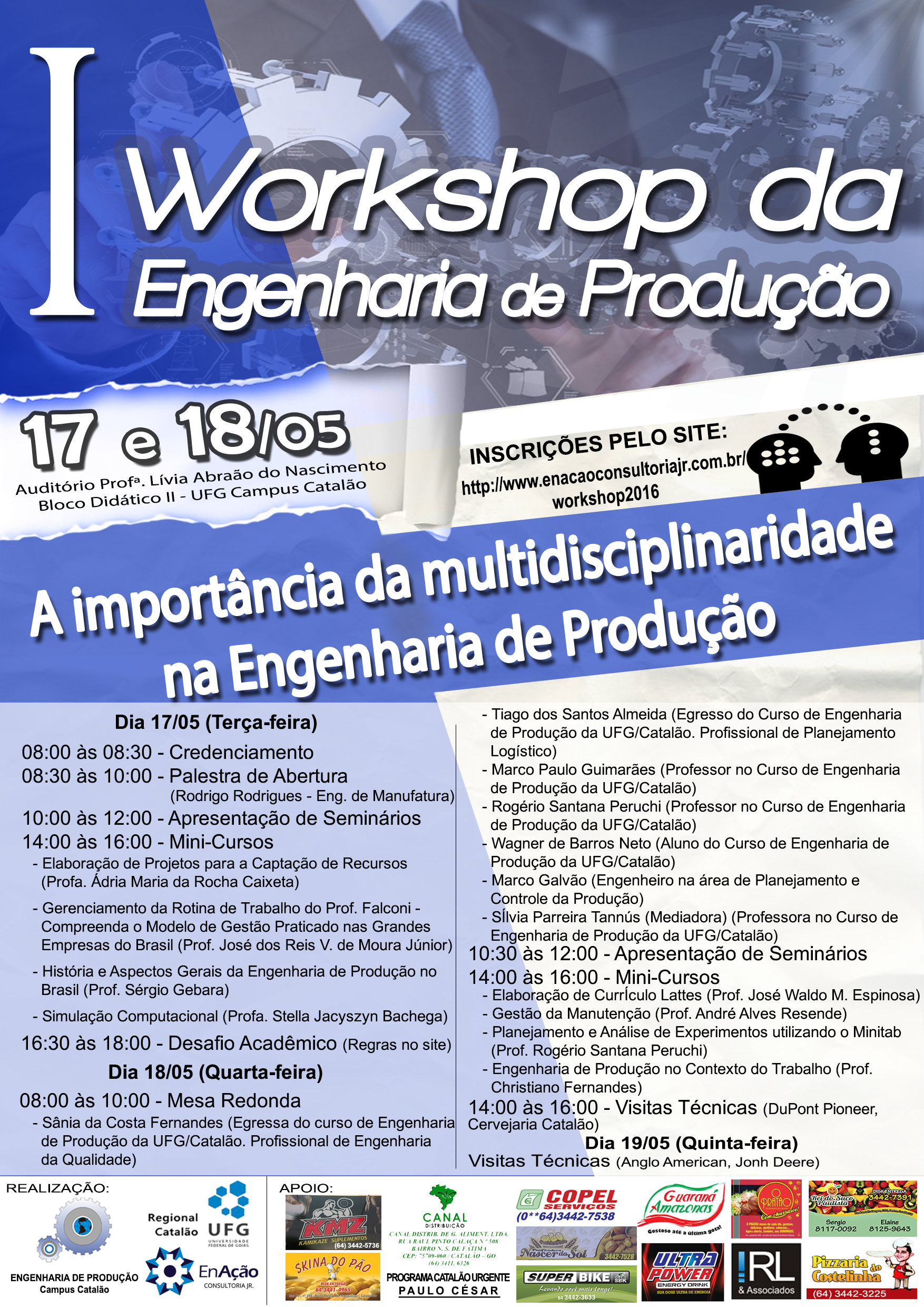 I Workshop da Engenharia de Produção
