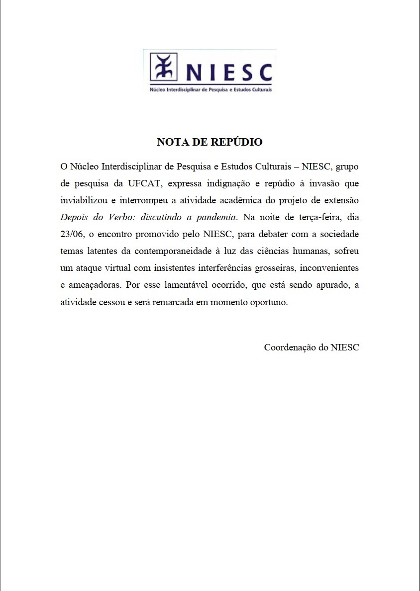 Nota NIESC 2