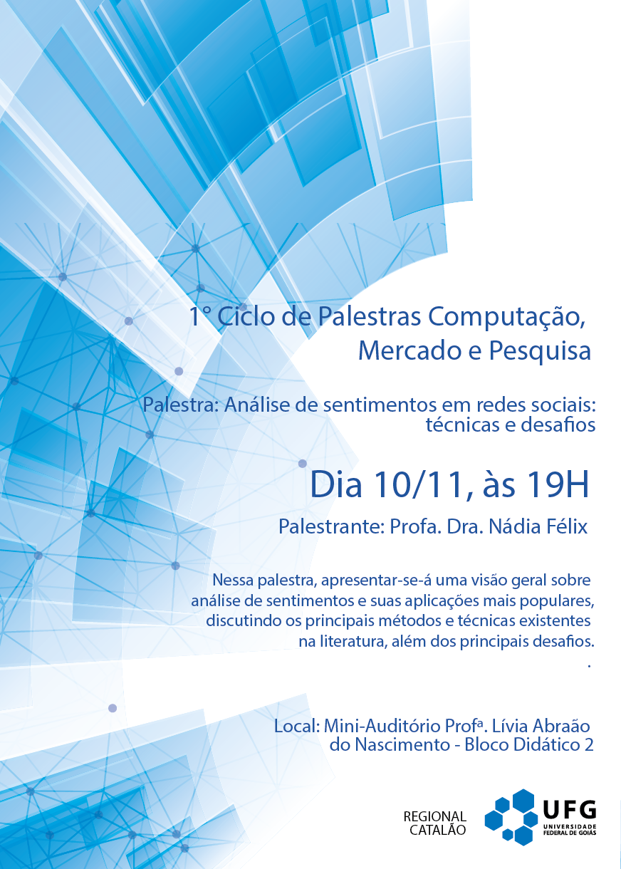 1º Ciclo de Palestras "Computação, Mercado e Pesquisa"