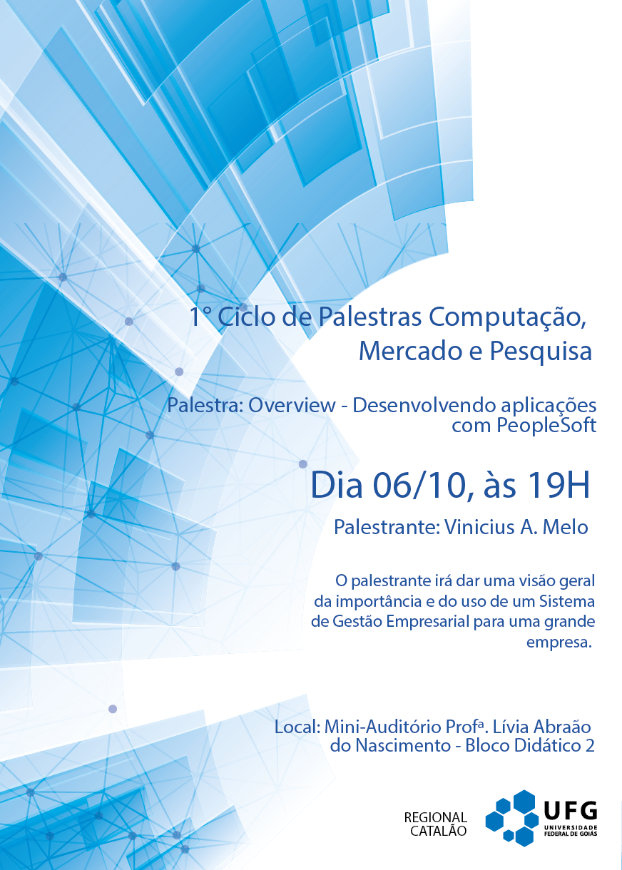 1º Ciclo de Palestras - Ciência da Computação - palestra 6