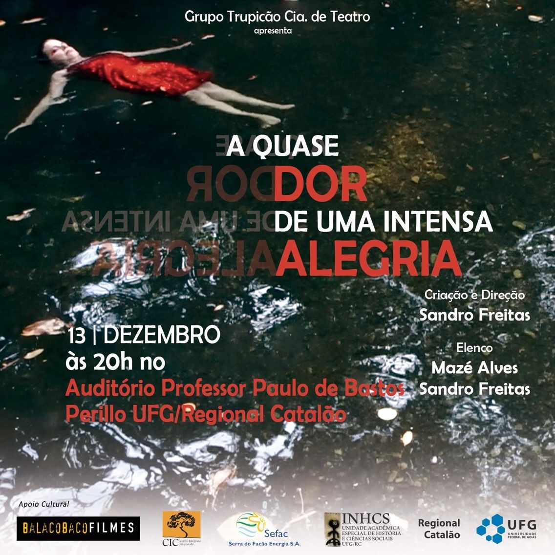 Peça teatral A quase dor de uma intensa alegria