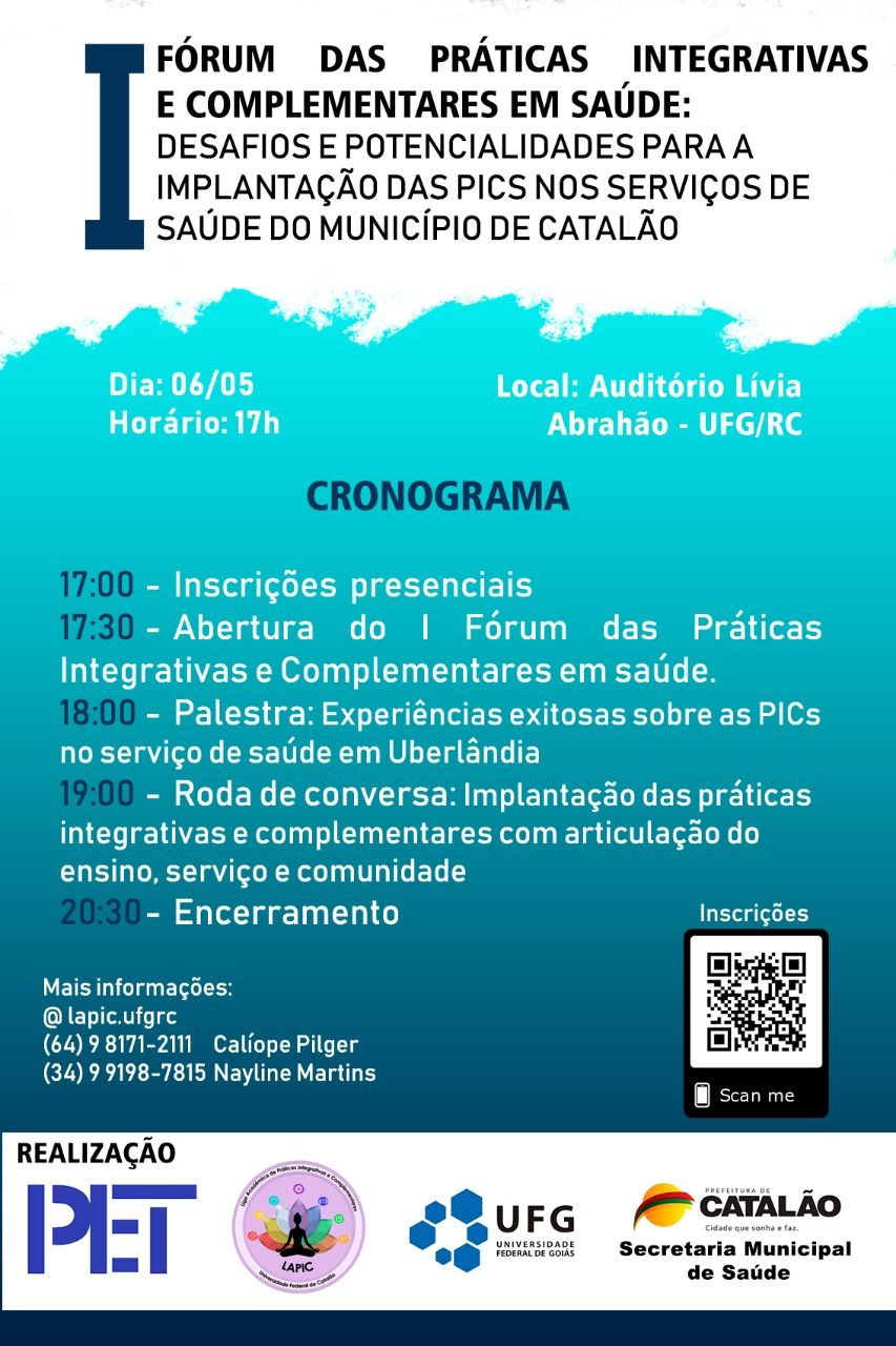  Programação - I fórum das Práticas Integrativas e Complementares em Saúde