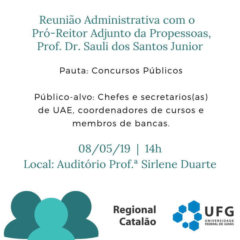Reunião Administrativa com o Pro-Reitor Adjunto da Propessoas