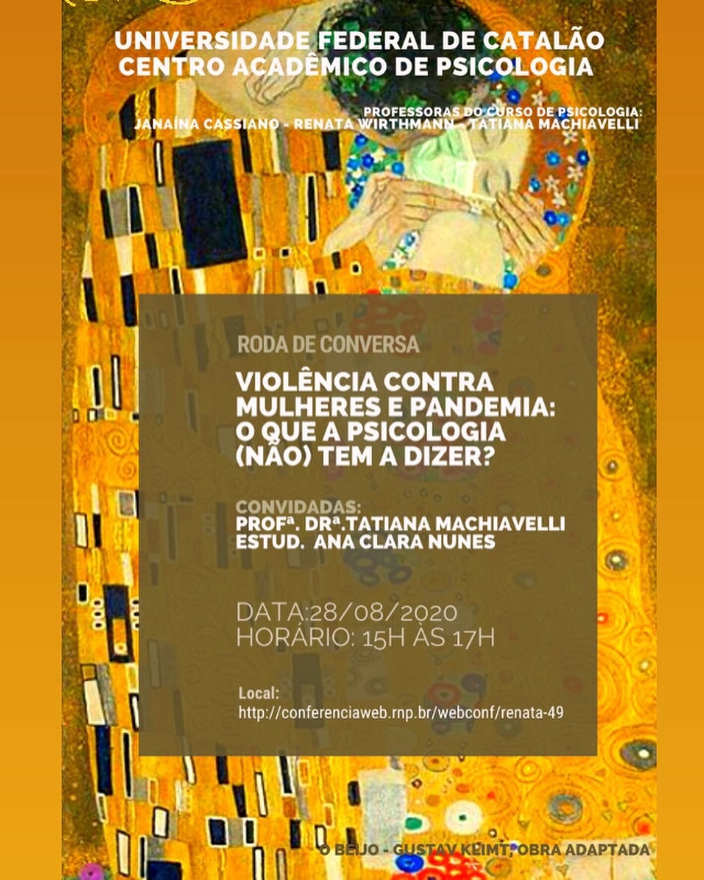 Roda de Conversa online - Violência contra mulheres