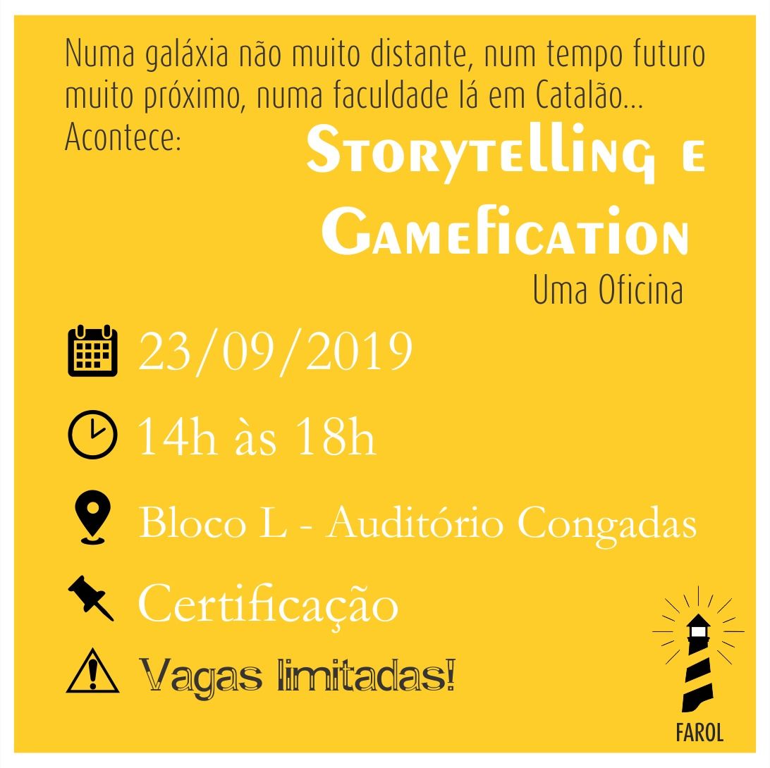  Storytelling e gamefication, uma oficina