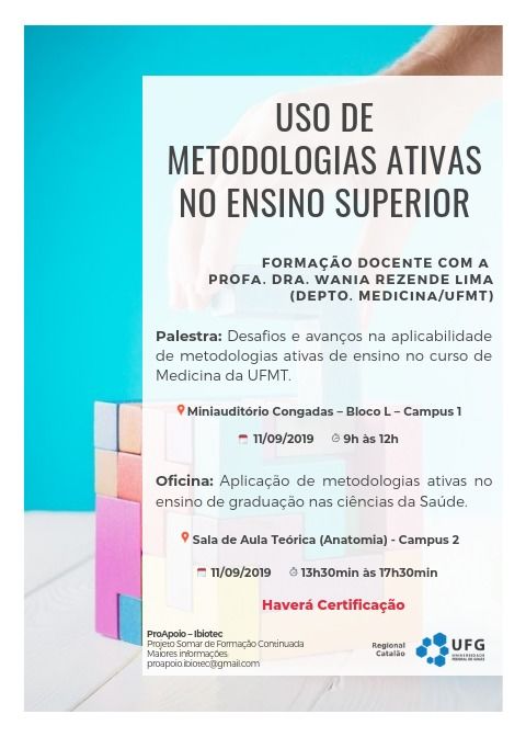Uso de metodologias ativas no ensino superior