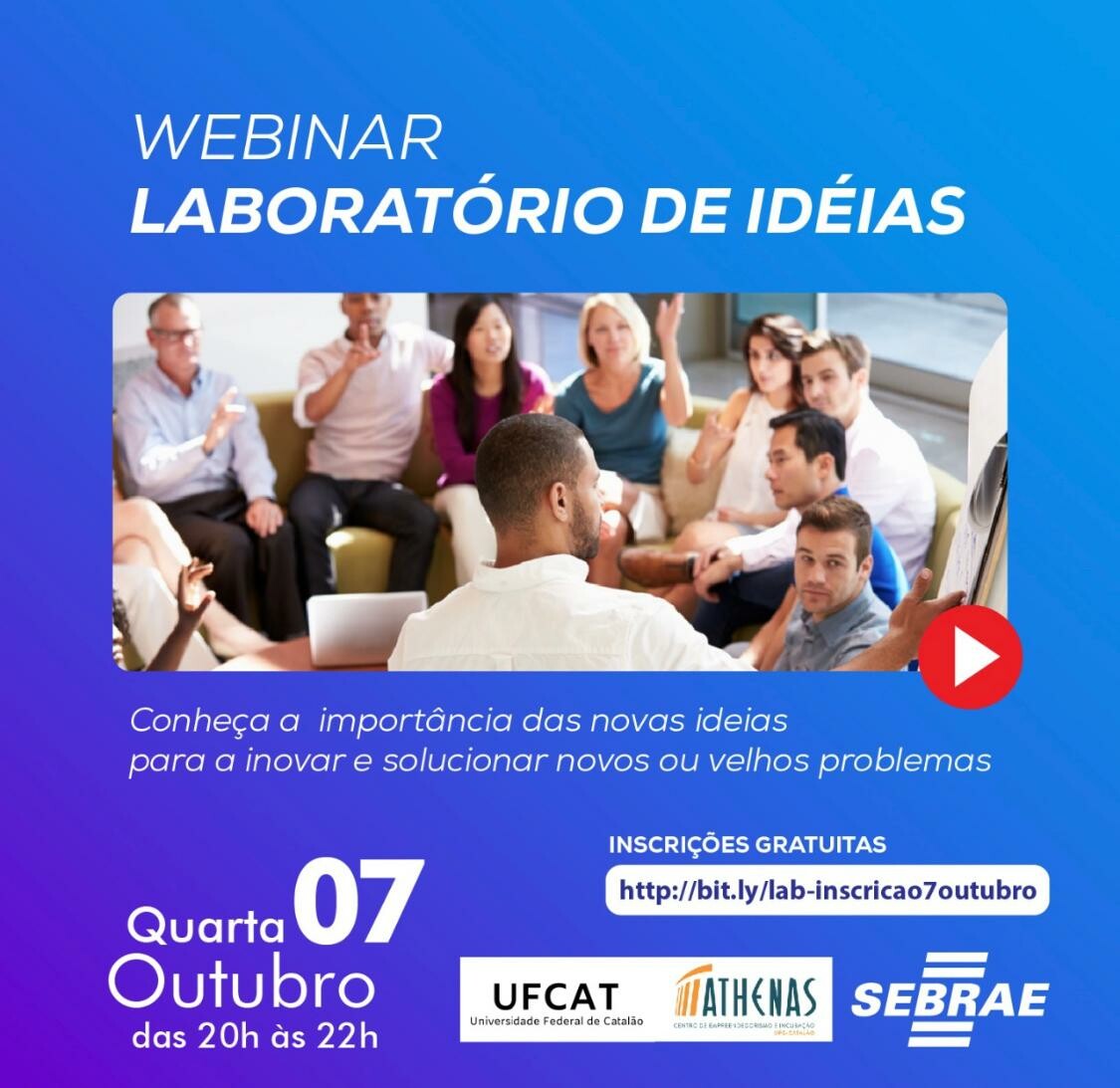 Webinar Laboratório de Ideias