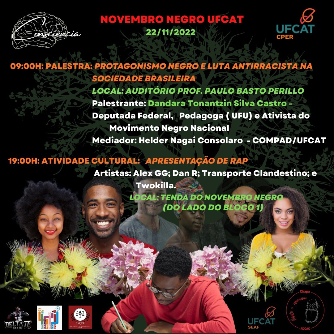 Programação - Novembro Negro - 22-11 - manhã e noite