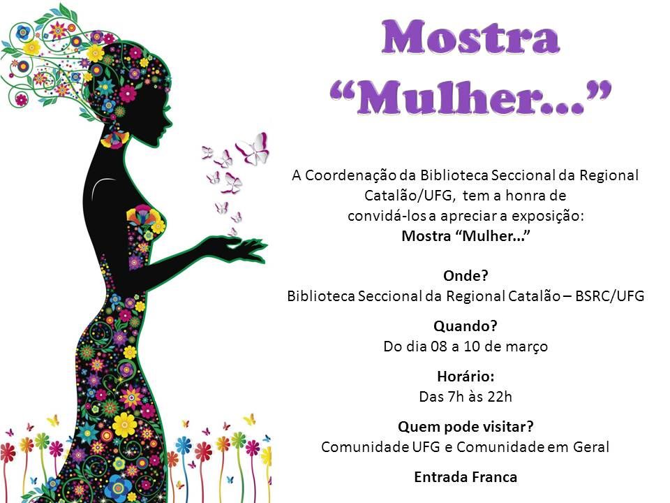 exposição Mostra Mulher