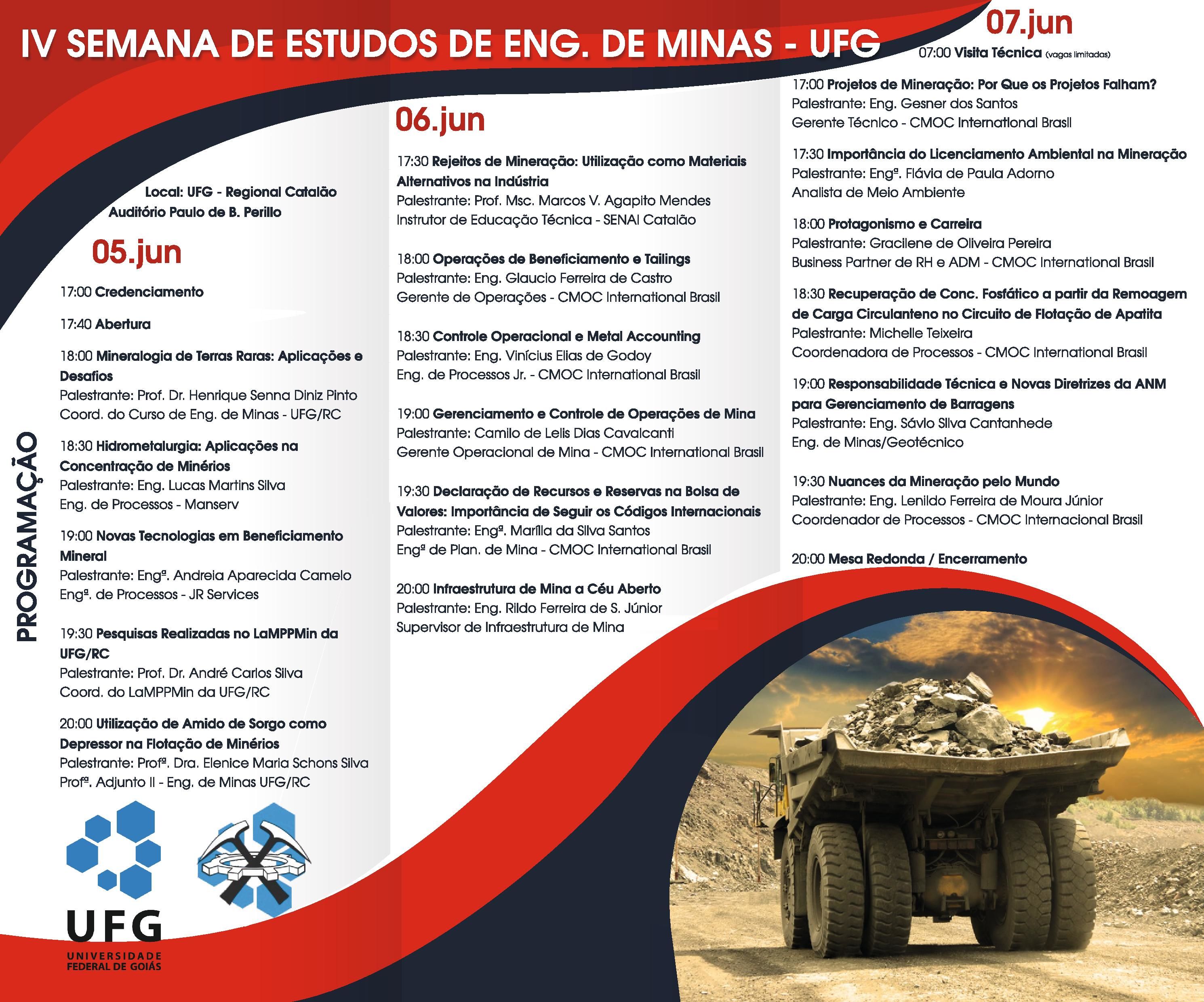  IV Semana de Estudos da Engenharia de Minas