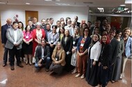 Ao final do primeiro dia de trabalhos: no centro, Profa Mercedes Bustamante/ Presidente CAPES