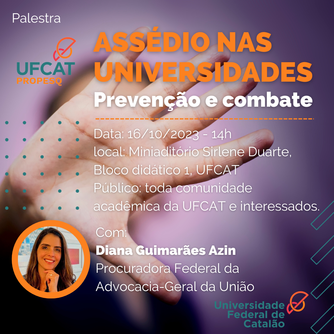 Palestra - Assédio Moral nas Universidades - 16-10-2023