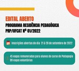 Edital Programa Residência Pedagógica